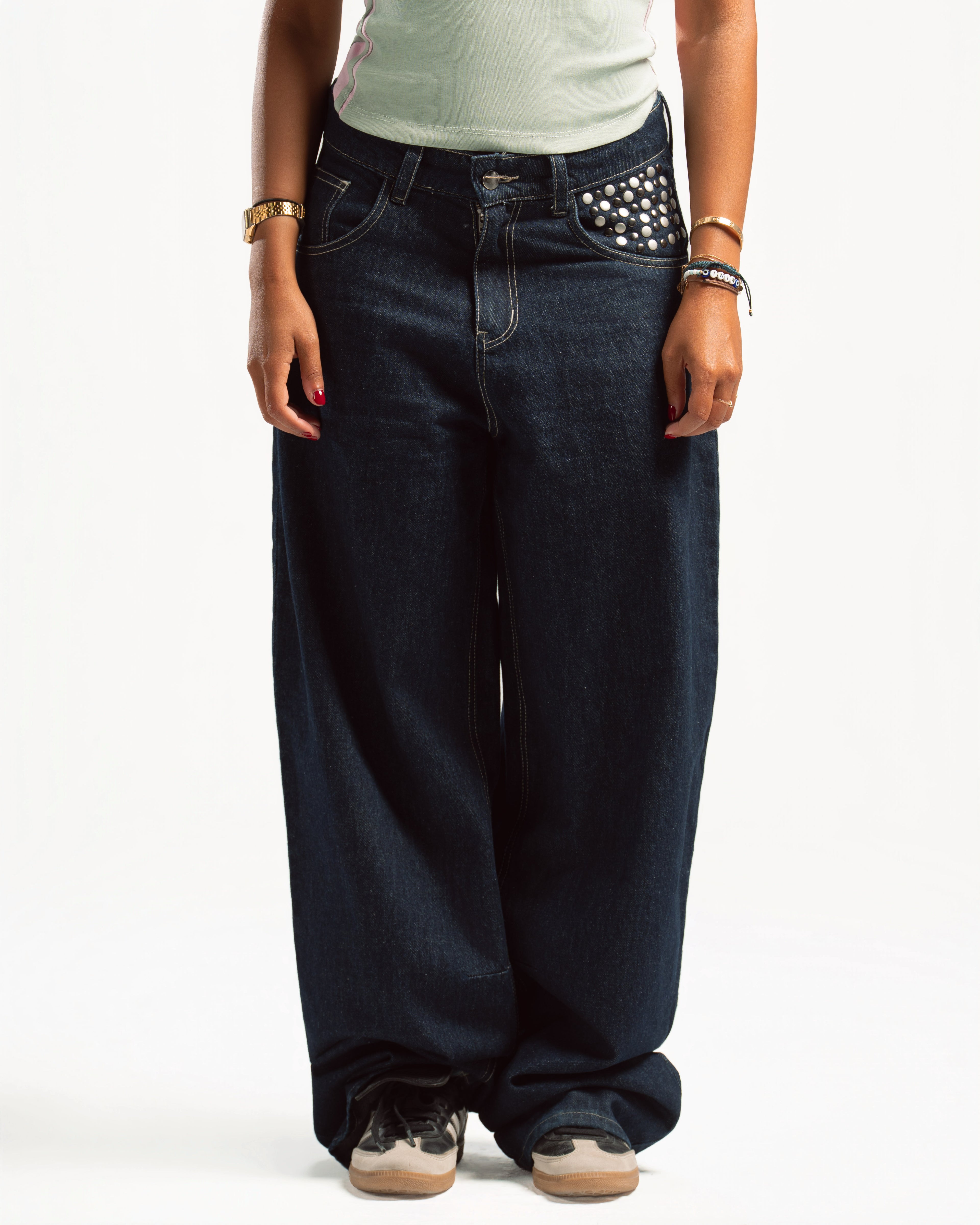Studded Denim