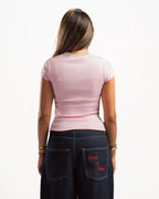 H2H baby tee in Pink