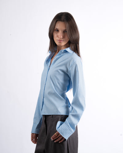 The Mica Shirt In Baby Blue